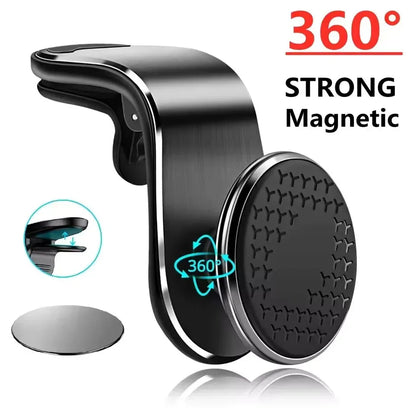 Magnetic Phone Holder 360° Rotatable  Phone Holder |  Foldable Design, Vacuum Suction Cup | Perfect for Car Dashboard
