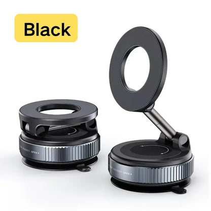 Magnetic Phone Holder 360° Rotatable  Phone Holder |  Foldable Design, Vacuum Suction Cup | Perfect for Car Dashboard