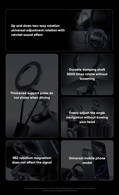 1080 Magsafe Car Phone Holder For Vehicles Mobile Support For The Car Cell Phone Holder in Car For iPhone 16 15 Pro Max Plus