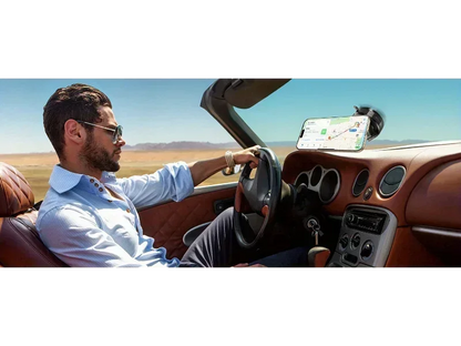 Magnetic Phone Holder 360° Rotatable  Phone Holder |  Foldable Design, Vacuum Suction Cup | Perfect for Car Dashboard